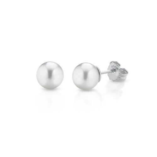 Orecchini Coscia Perle Donna Basic in Oro bianco Perla LBPFAK108