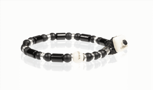 Bracciale Gerba Winter black in Argento WB 03