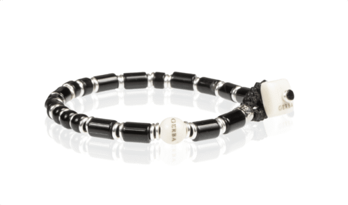 Bracciale Gerba Winter black in Argento WB 01