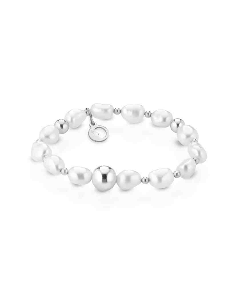 Bracciale Glamour Donna in Argento Perla LGBR301