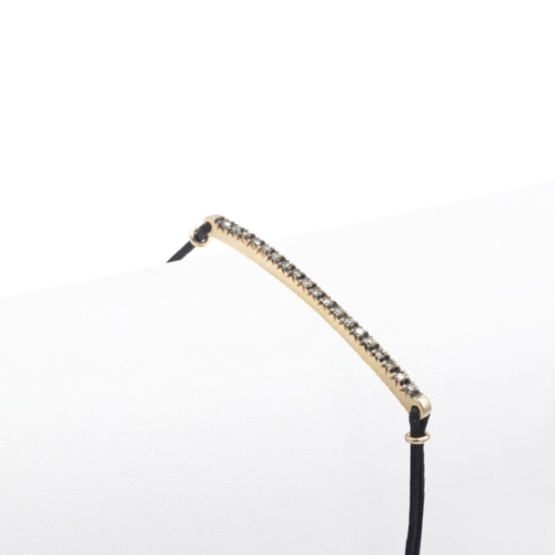 Bracciale Artigianale Unisex  in   Oro Diamante Brown 0.26