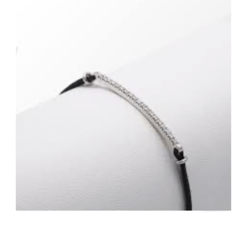 Bracciale Artigianale Unisex  in   Oro Diamante 0.26