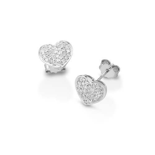 Orecchini Donna  in   Oro bianco Diamante 0.24