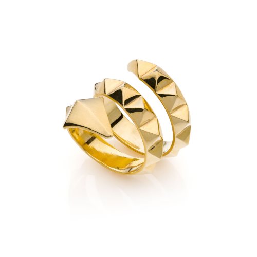 Anello Unoaerre Donna Piramidi in Bronzo 2124