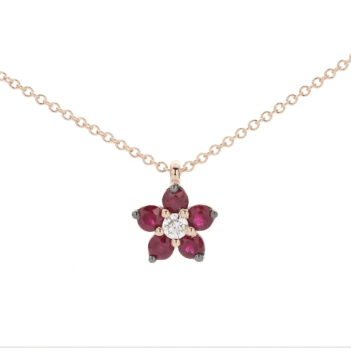 Collana Buonocore Donna in Oro rosa Rubino 543C02MP
