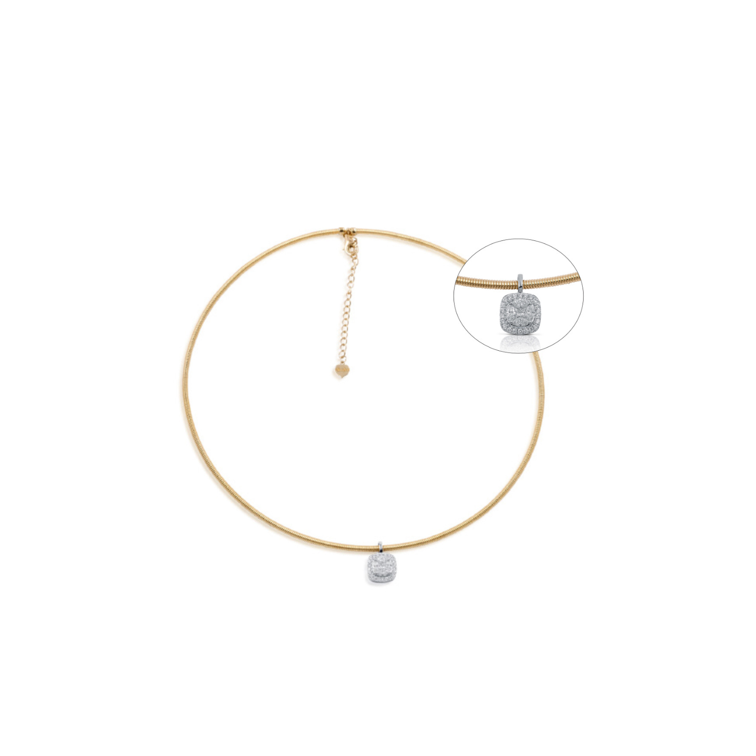 Collana Newlight Studio Donna in Oro Diamante NL J8346