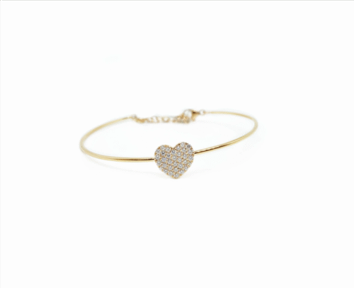 Bracciale Artigianale Donna in Oro Diamante CKHBRAUB009