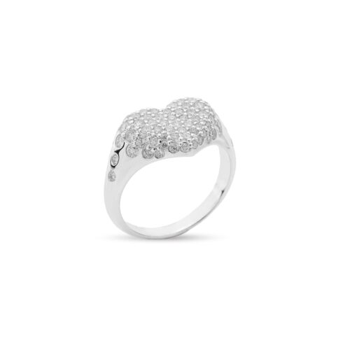 Anello Buonocore Donna  in   Oro bianco Diamante