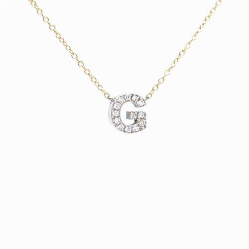 Collana Artigianale Donna  in   Oro Diamante 0.07
