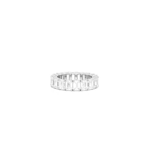 Anello Artigianale Donna  in   Oro bianco Diamante 6.59