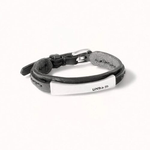 Bracciale Unode50 Uomo DEPARTURES in Argento PUL1908MTLNGR0M