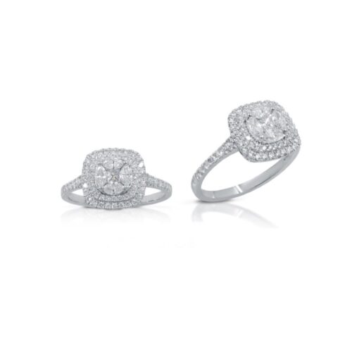 Anello Gianni Carità Donna PREZIOSE EMOZIONI in   Oro Diamante 0.40