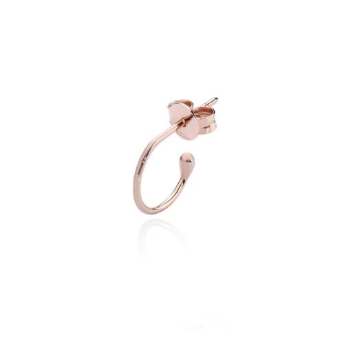 Mono orecchino Burato Donna Linee ed Archi in   Oro rosa