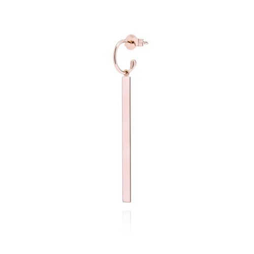 Mono orecchino Burato Donna Linee ed Archi in   Oro rosa - immagine 2
