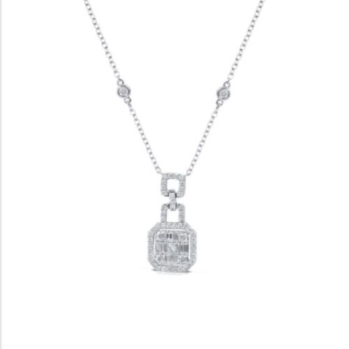 Collana Gianni Carità Donna in Oro bianco Diamante FC126/GS