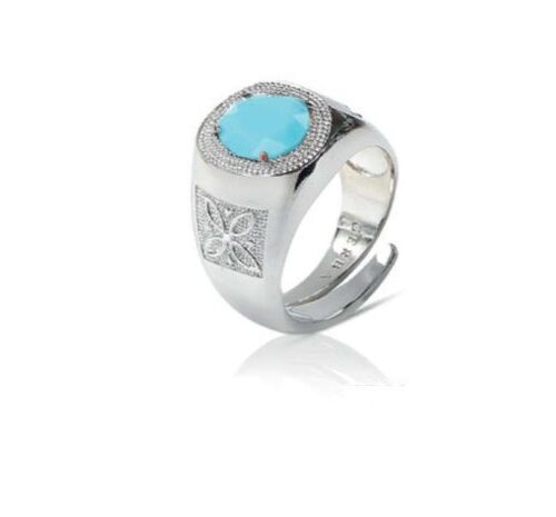 Anello Gerba Uomo in Argento Pasta di turchese 207/3