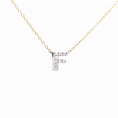 Collana Artigianale Donna  in   Oro Diamante 0.07
