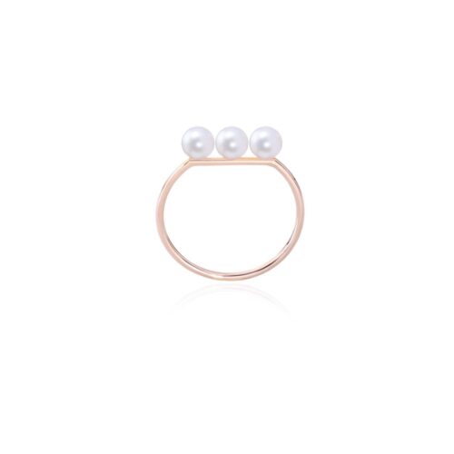 Anello Burato Donna  in   Oro Perla - immagine 2