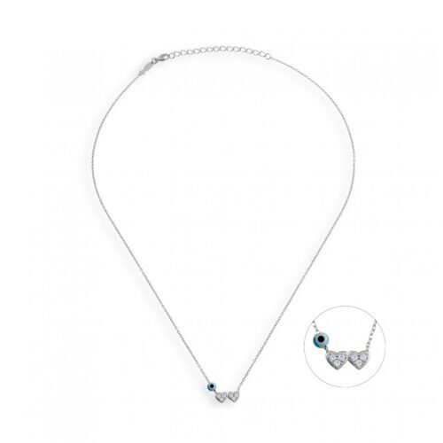 Collana Kurshuni Donna  in   Argento Zircone