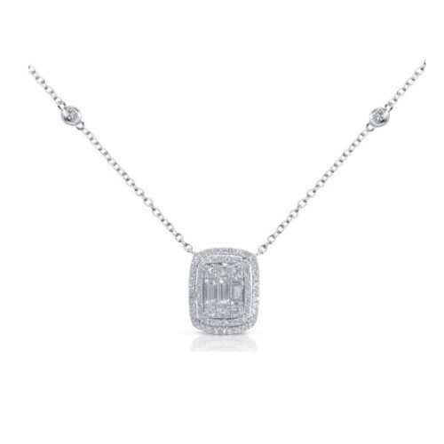 Collana Gianni Carità Donna in Oro bianco Diamante FC1310/OB
