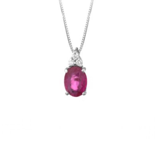 Collana Artigianale Donna  in   Oro Rubino 0.57