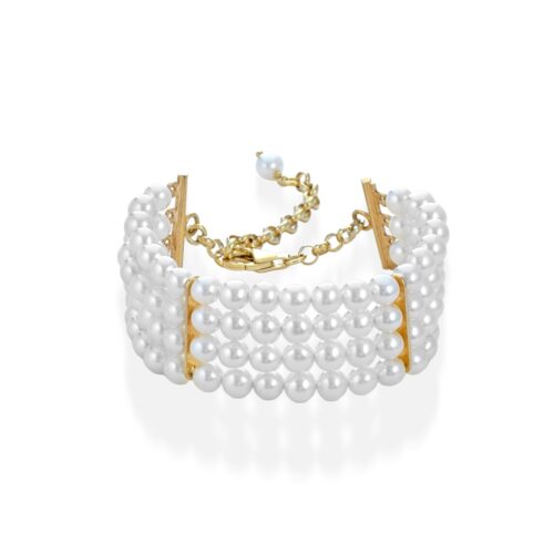 Bracciale Lelune Donna LELUNE GLAMOUR in   Argento Perla