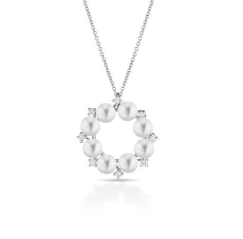 Collana Coscia Perle Donna in Oro Perla CLPNFW2509