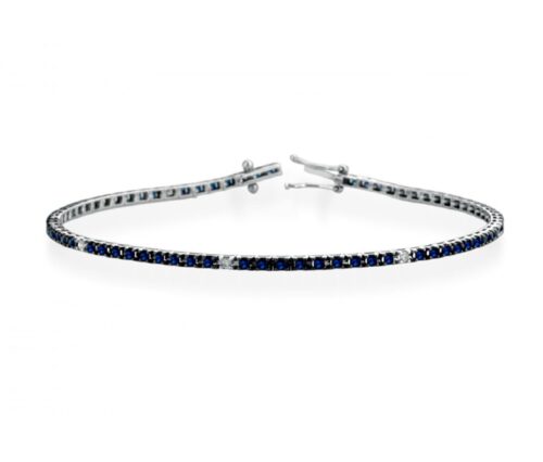Bracciale Artigianale in Oro Zaffiro BRP097ZB-17