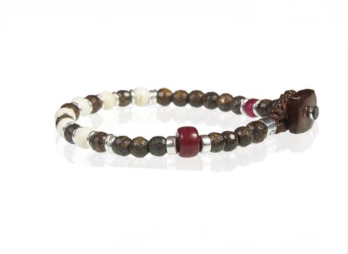 Bracciale Gerba Uomo in Argento WBROWN01