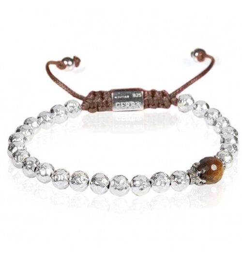 Bracciale Gerba Uomo in Argento Occhio di tigre SB 10
