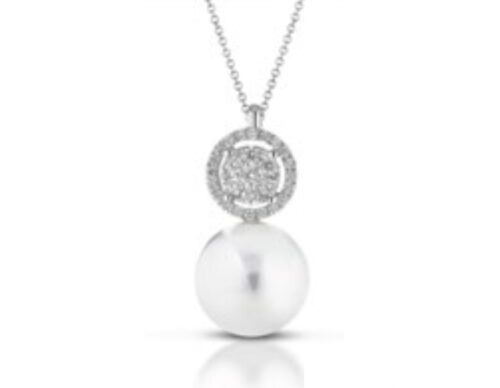 Collana Coscia Perle Donna in Oro Diamante LBPNAK668