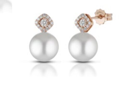 Orecchini Coscia Perle Donna in Oro Diamante LBEAAK660.1