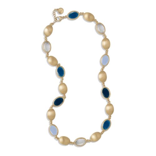 Collana Aquaforte Donna Caramelle Ovali in   Argento