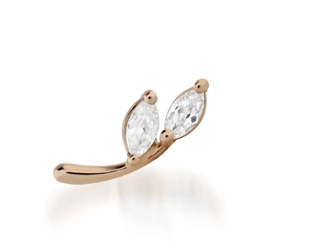 Mono orecchino Buonocore Donna in Oro rosa Diamante 1259N01DP MONO