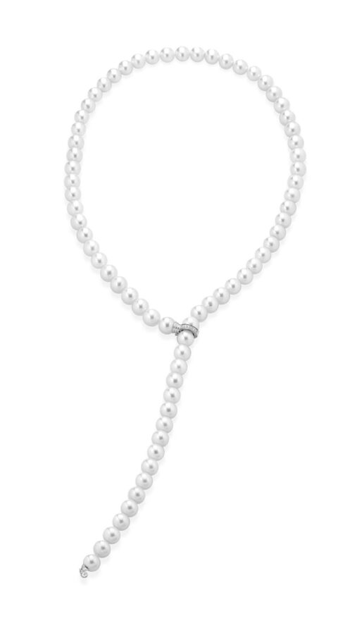 Collana Coscia Perle Donna in Oro Perla LBNKFWBQ12.SF10