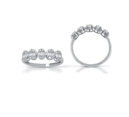 Anello Gianni Carità Donna in Oro bianco Diamante FA2694/OB/1