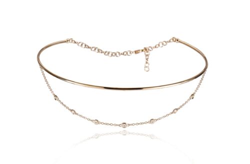 Collana RF Jewels Donna Bohemien in Oro rosa Diamante COVA11032BWXX