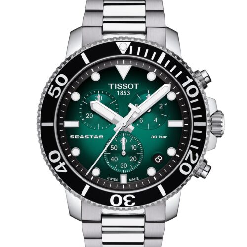 Orologio Tissot Uomo Seastar 1000 Cronograph in Acciaio T120.417.11.091.01