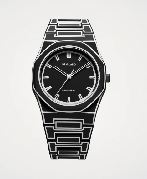 Orologio D1 Milano Uomo Black Sketch in Policarbonato D1-PCBJ33