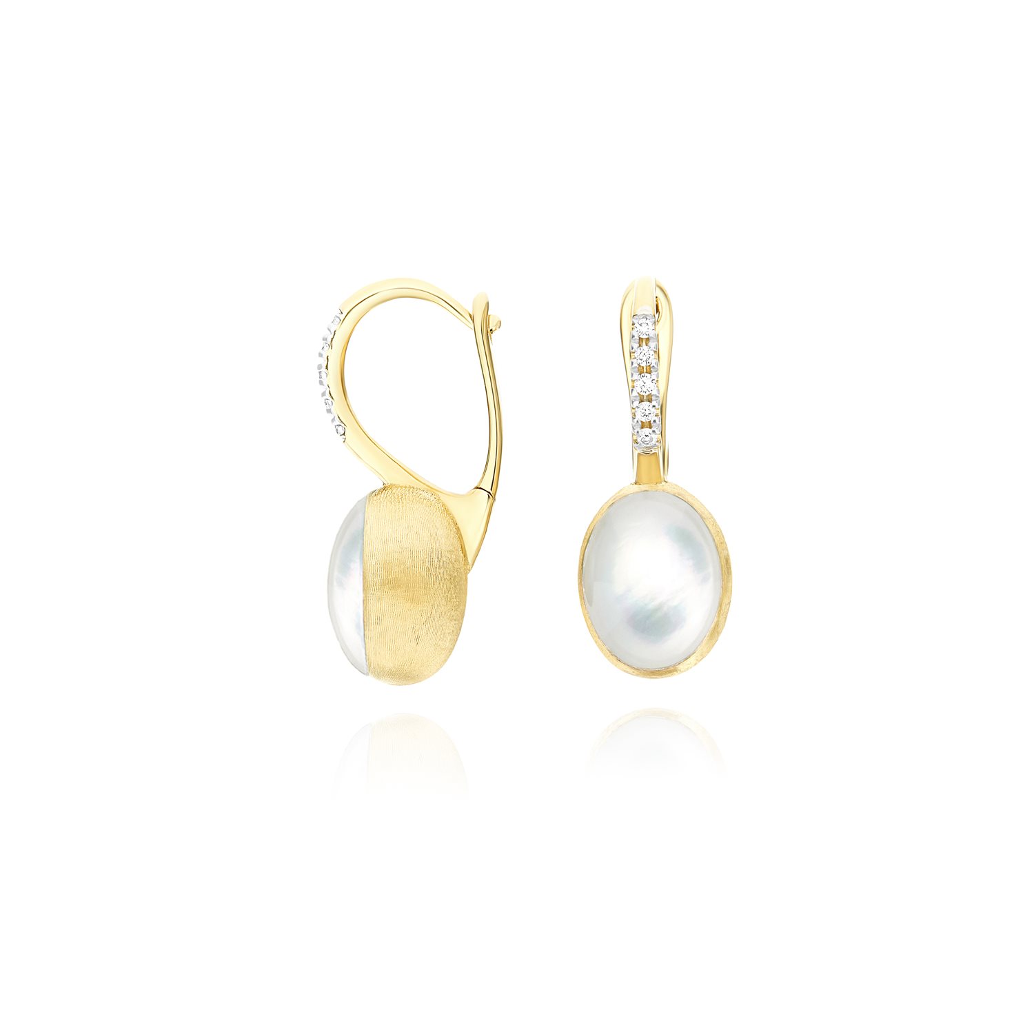 Orecchini Nanis Donna BOULES in Oro Diamante OS15-609-IN - immagine 2
