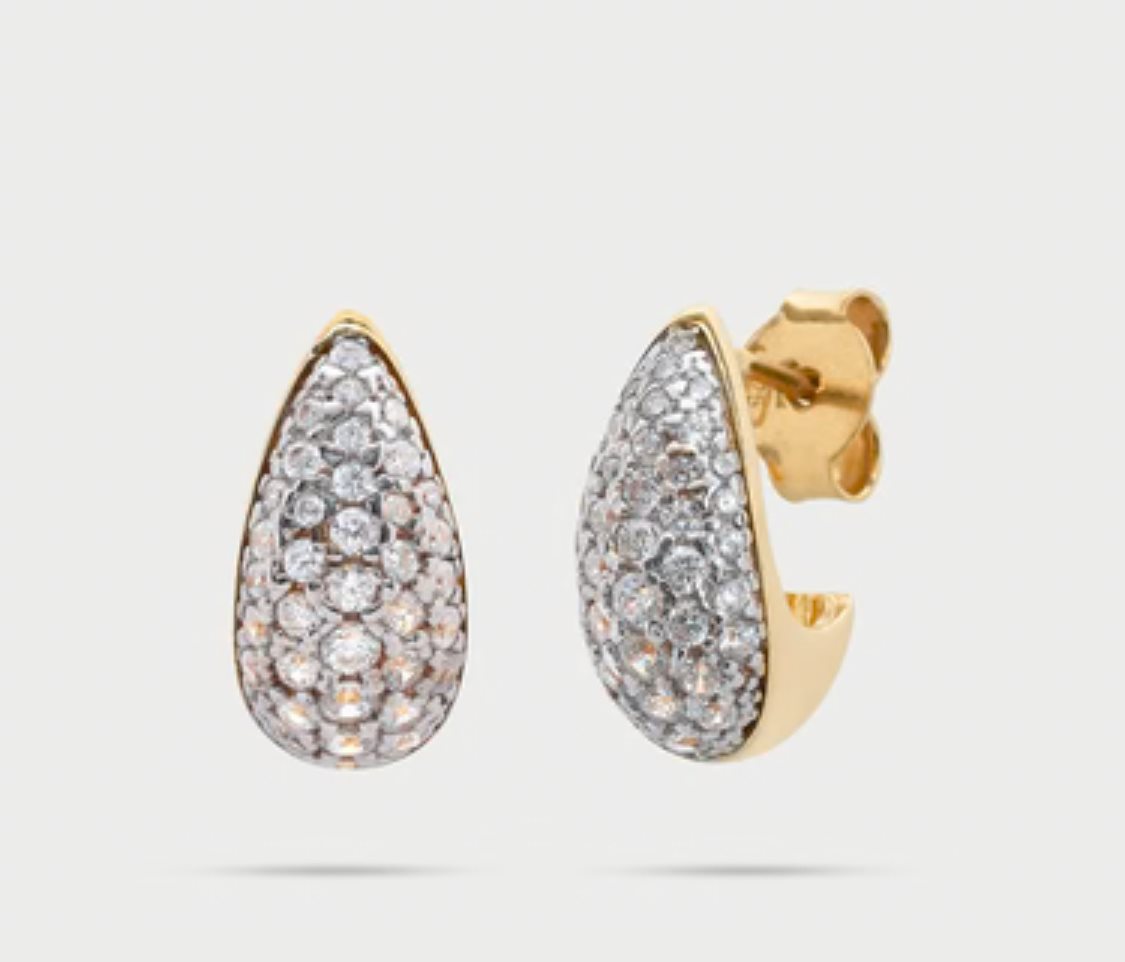 Orecchini Rue des Mille Donna CLEO in Argento Zirconia ORZ-026 M7 AU