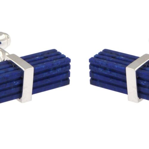 Gemelli Uomo in Argento Lapislazzulo 345 LAP GEM
