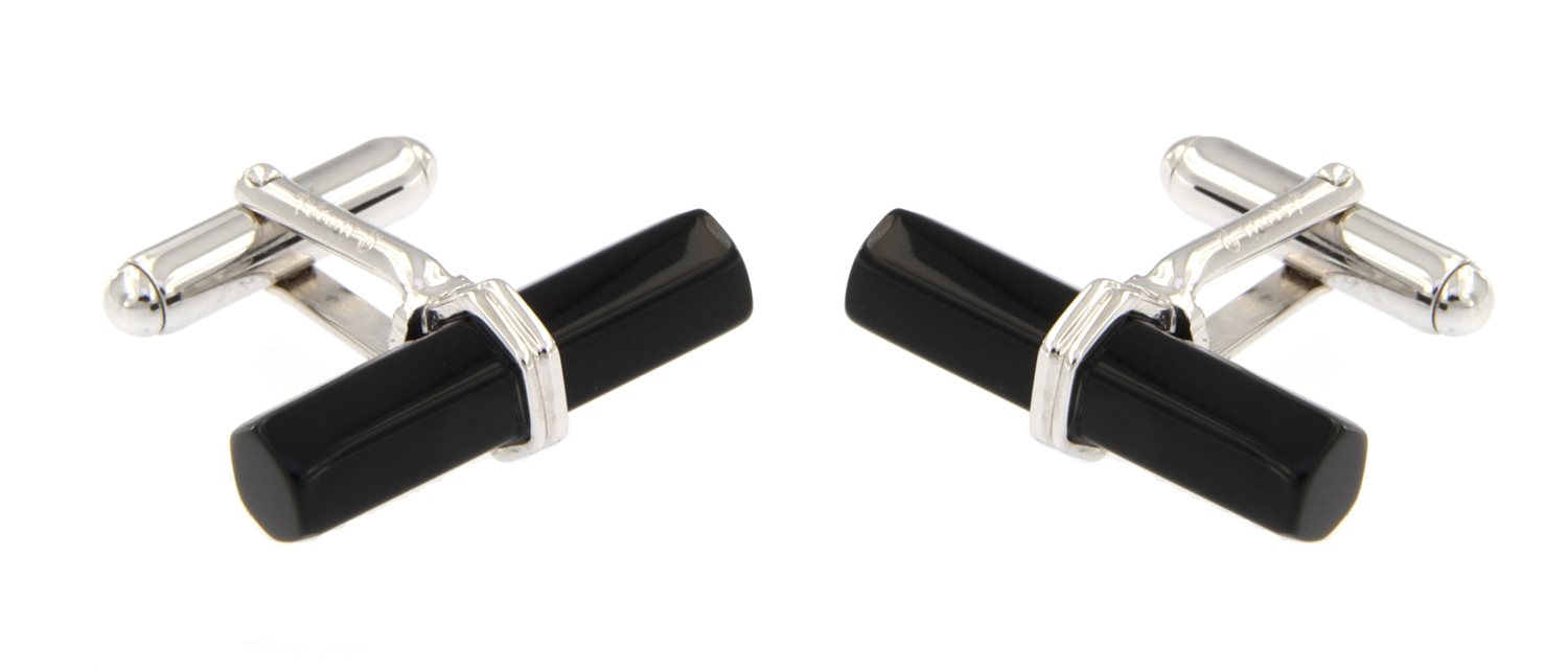 Gemelli Uomo in Argento Onice 337 ON GEM