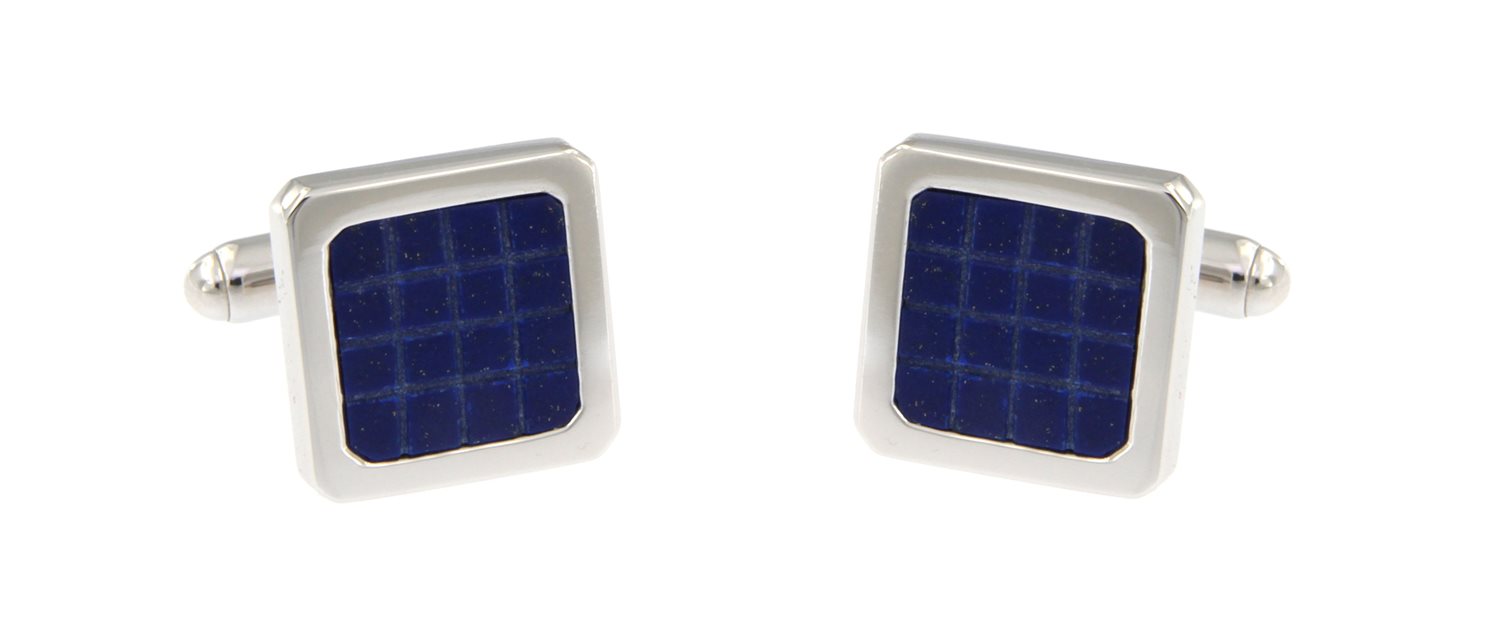 Gemelli Uomo in Argento Lapislazzulo 495 LAP GEM