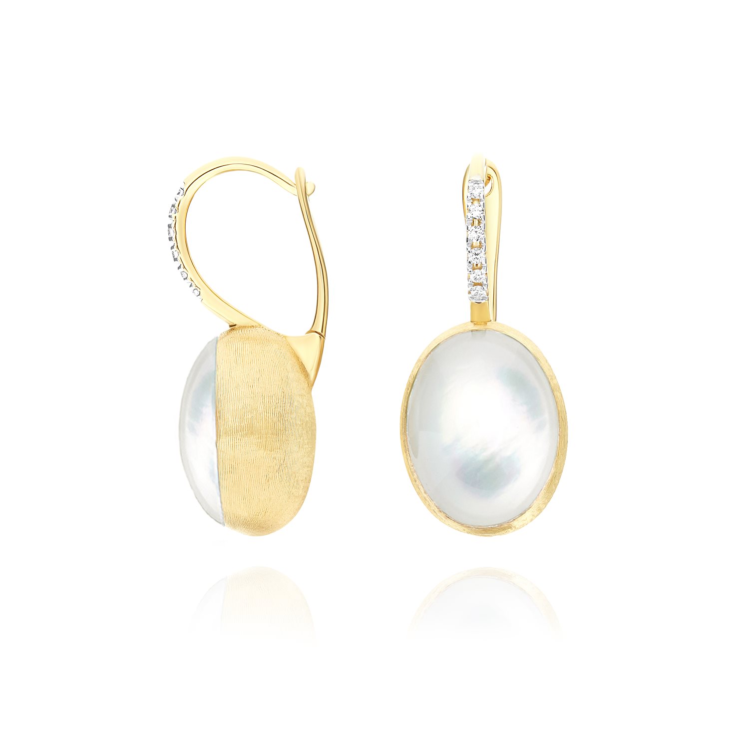 Orecchini Nanis Donna BOULES in Oro Diamante OS14-609-IN - immagine 2