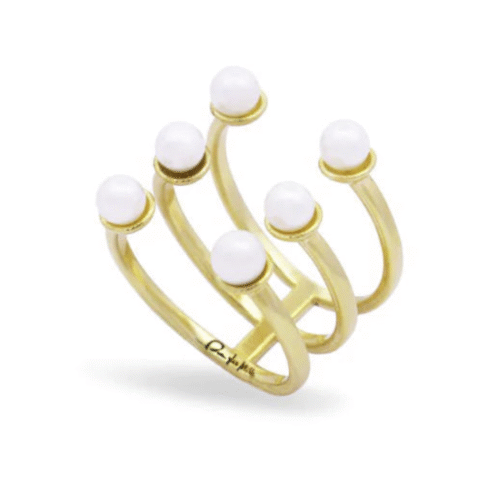 Anello Rue des Mille Donna in Argento Perla AN-019 M1 AU