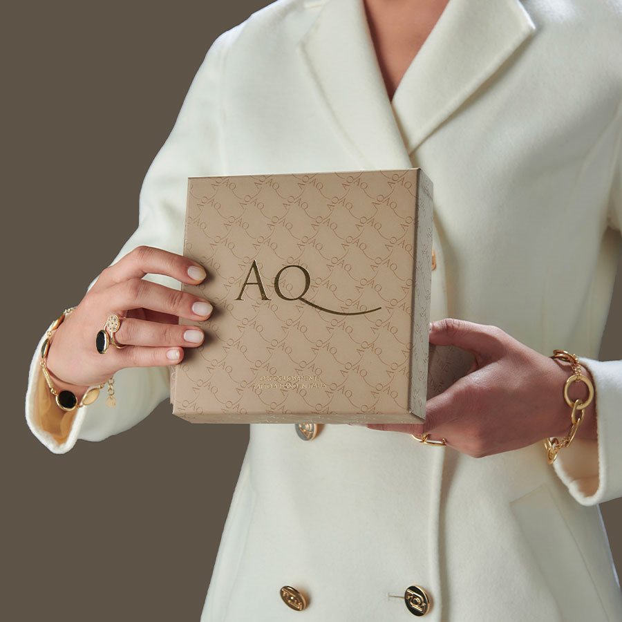 Orecchini Aquaforte Donna Tonde Reverse in Argento Onice H4180254 4 Orecchini Aquaforte Donna Tonde Reverse in Argento Onice H4180254 - immagine 4