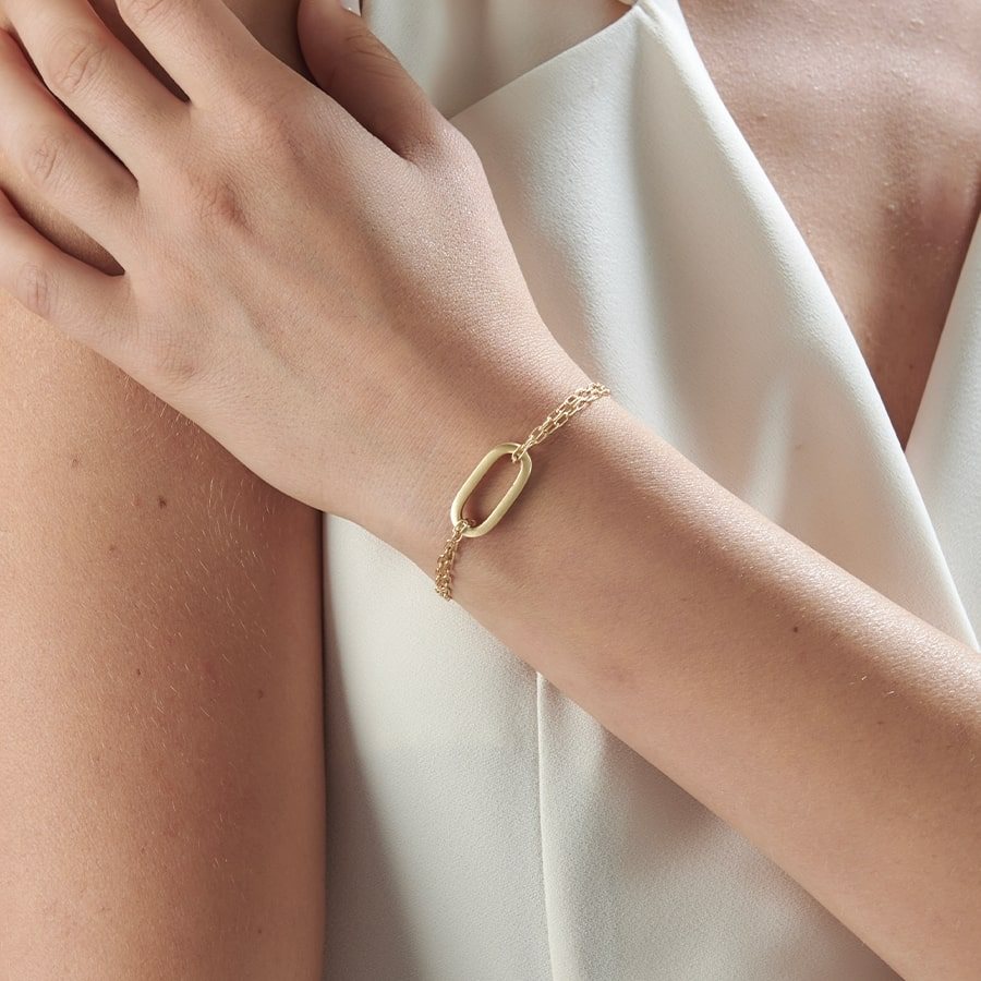 Bracciale Aquaforte Donna Ovali Chic in Argento H4182667 2 Bracciale Aquaforte Donna Ovali Chic in Argento H4182667 - immagine 2