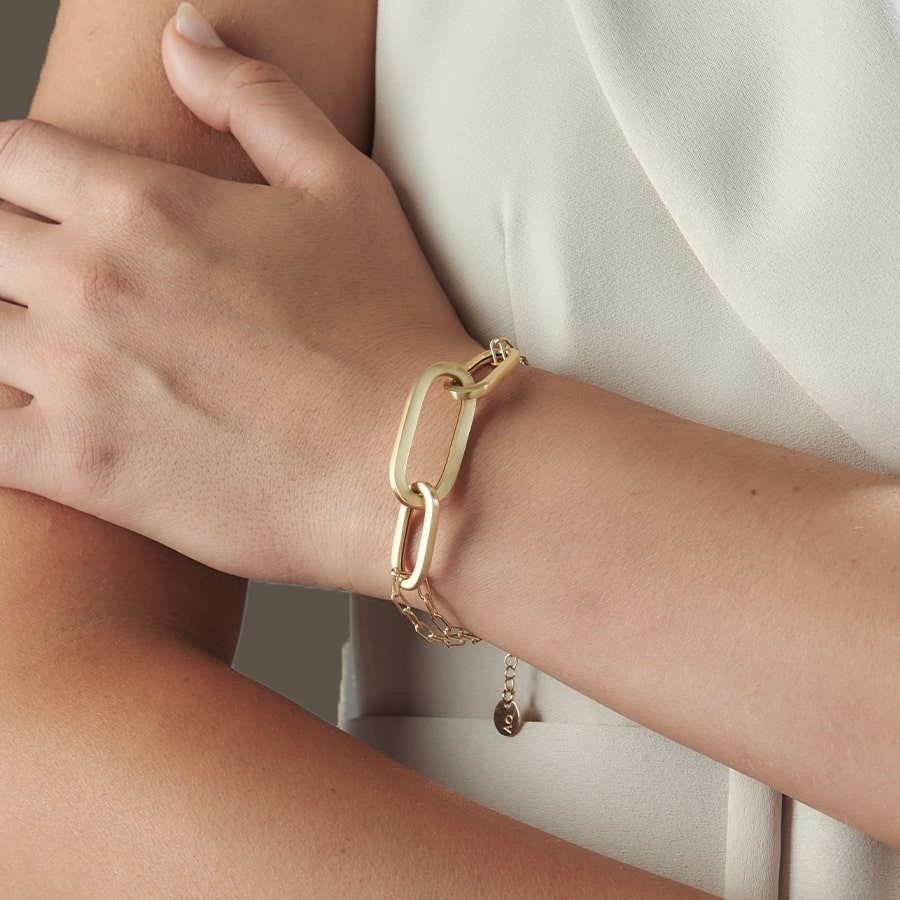 Bracciale Aquaforte Donna Ovali Chic in Argento H4182671 2 Bracciale Aquaforte Donna Ovali Chic in Argento H4182671 - immagine 2