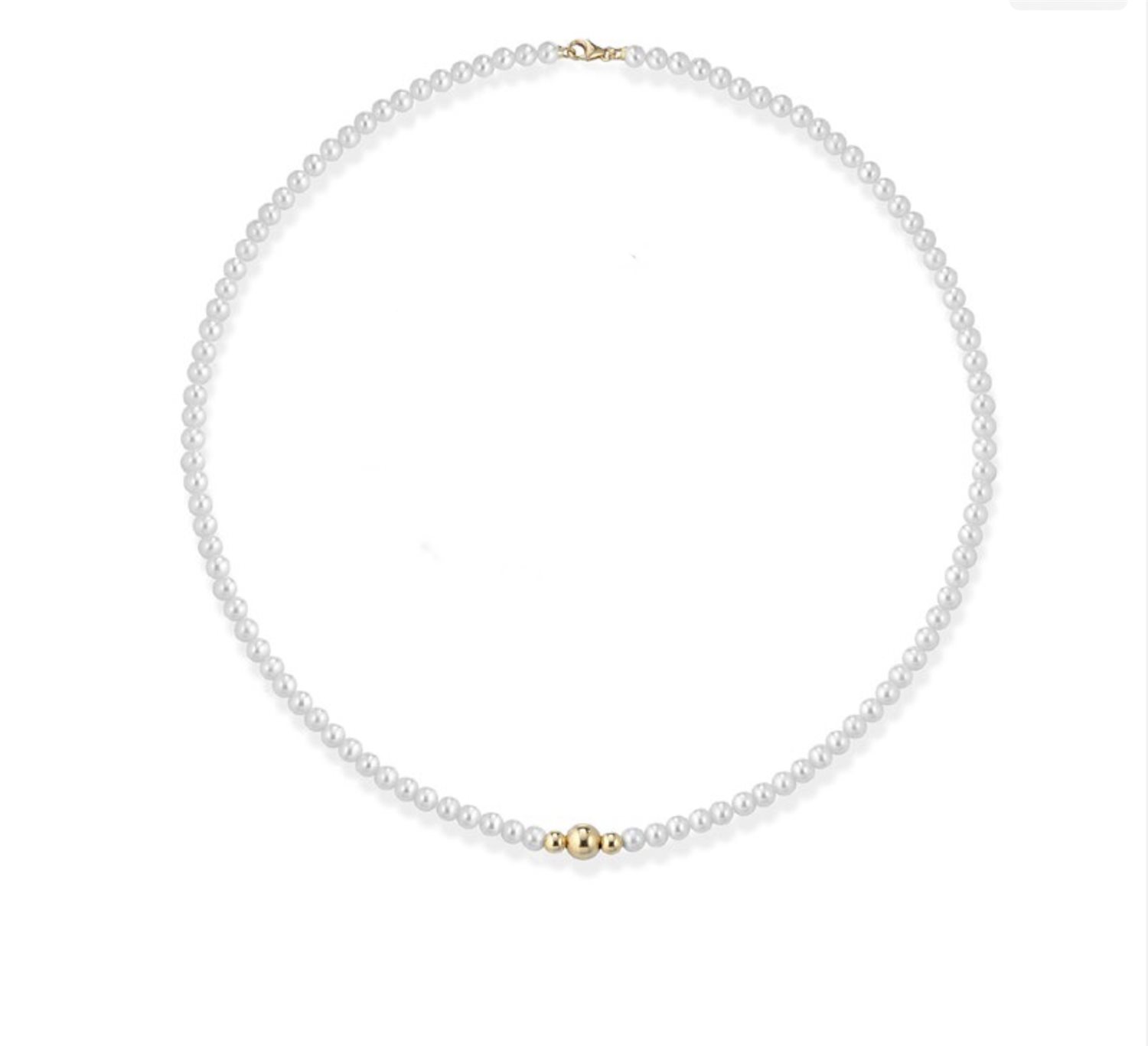 Collana Lelune Donna in Oro Perla LLNK290.2 1 Collana Lelune Donna in Oro Perla LLNK290.2